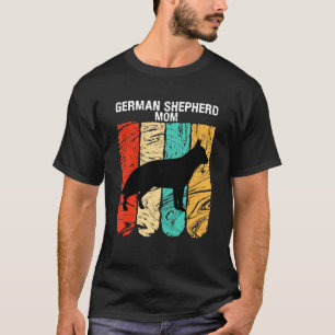 Camiseta Dia de as mães Para Cachorro Mãe German shepherd