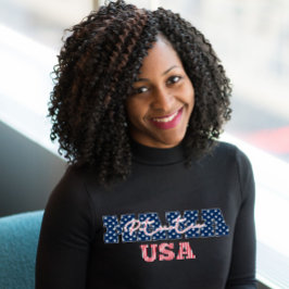 Camiseta Dia de as mães Patriótico Mãe EUA