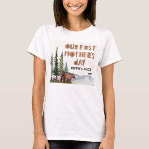 Camiseta Dia de as mães Personalizada Woodcolor Woodland 1 