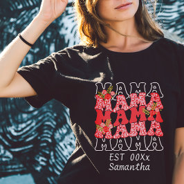 Camiseta Dia de as mães personalizado de cartazes