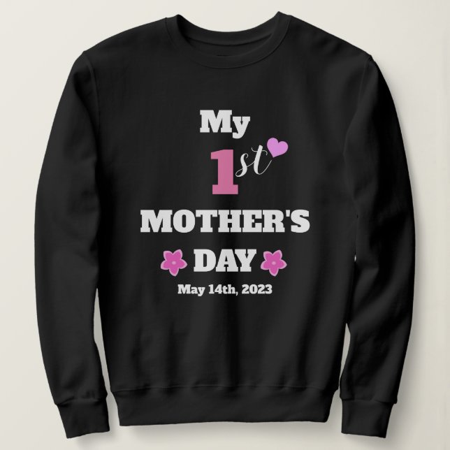 Camiseta dia de as mães Personalizado de Dia de as mães 1ru (Frente do Design)