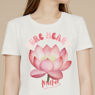 Camiseta Dia de as mães puro do coração
