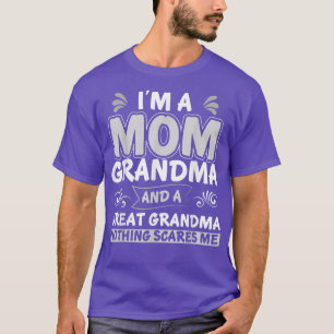 Camiseta Dia de as mães Shirts Eu sou uma mãe Avó Excelente