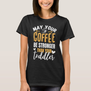 Camiseta Dia de as mães Toddler Mãe Parentalidade Café Nova
