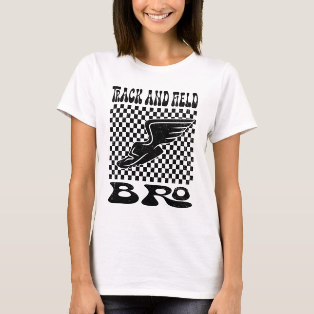 Camiseta Dia de as mães Track E Field Bor (Frente)