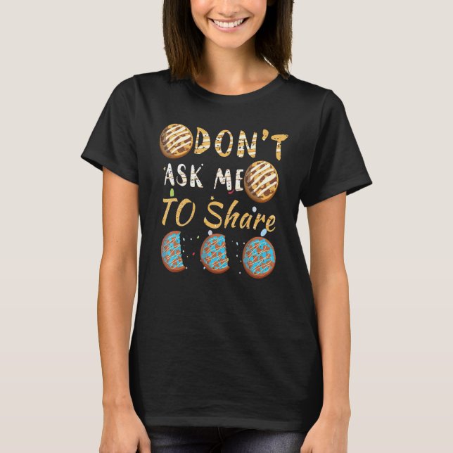 Camiseta Dia de Bolos e Doces Sem Pedido de Compartilhament (Frente)