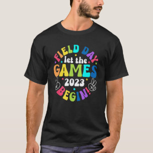Camiseta Dia de Campo 2023 Que os Jogos Comecem Crianças Me