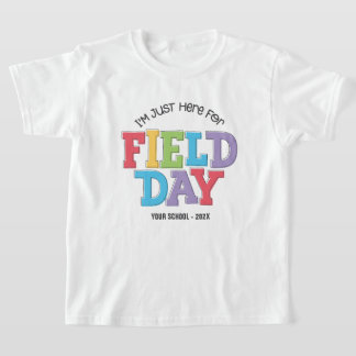 Camiseta Dia de Campo da Escola Elementar Personalizado