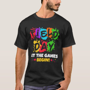 Camiseta Dia de Campo Dia Divertido Escola Arco-íris Cor Sp