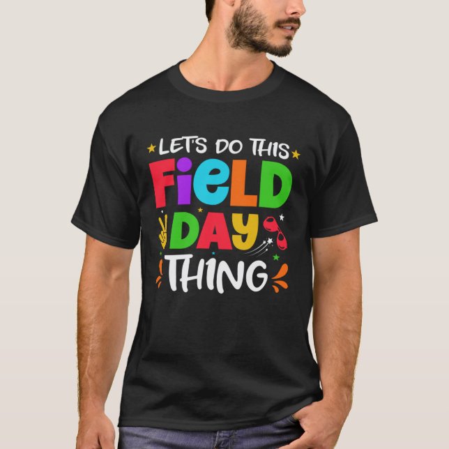 Camiseta Dia de Campo Divertido na Escola Cores Arco-íris C (Frente)