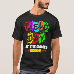 Camiseta Dia de Campo Os Jogos Começam Meninos Meninas Colo