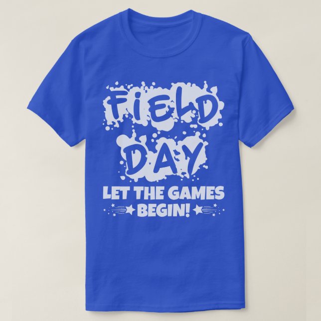Camiseta Dia de campo para começar os jogos (Frente do Design)