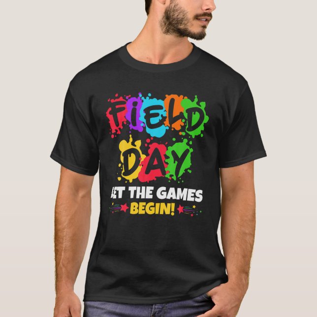 Camiseta Dia de campo para começar os jogos (Frente)