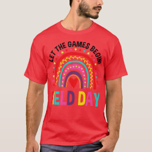 Camiseta Dia de Campo Que Os Jogos Comecem A Ensinar As Cor