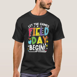 Camiseta Dia de Campo Que Os Jogos Comecem Crianças Meninas