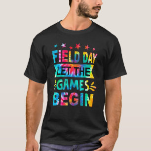 Camiseta Dia de Campo Que Os Jogos Comecem Crianças Meninas