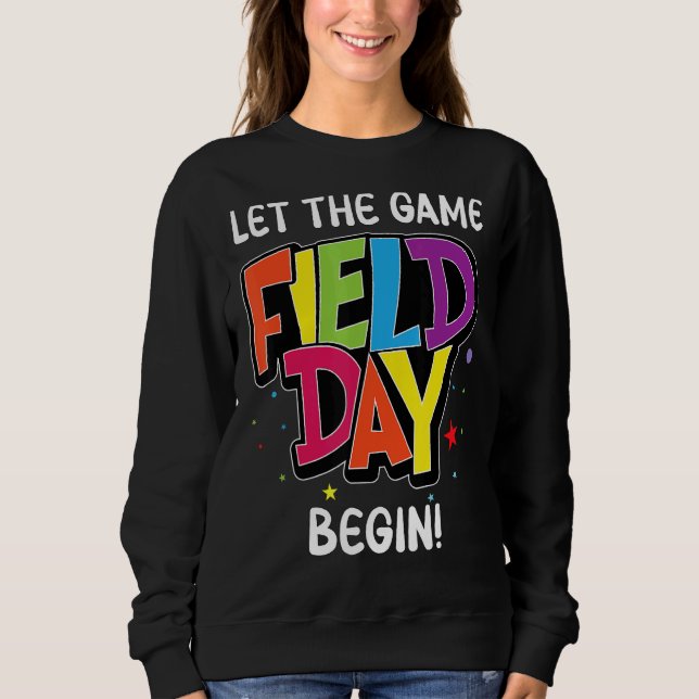 Camiseta Dia de Campo Que Os Jogos Comecem Crianças Meninas (Frente)