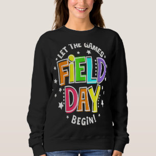 Camiseta Dia de Campo Que Os Jogos Comecem Crianças Meninas