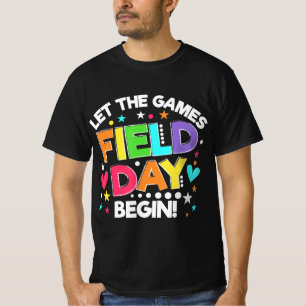 Camiseta Dia de Campo Que Os Jogos Comecem Crianças Meninas