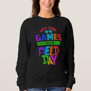 Camiseta Dia de Campo Que Os Jogos Comecem Crianças Meninas