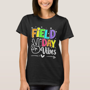 Camiseta Dia de Campo Víbe Engraçado Para Crianças Professo