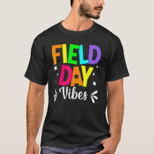 Camiseta Dia de Campo Vibes Para Crianças Professoras Dia D