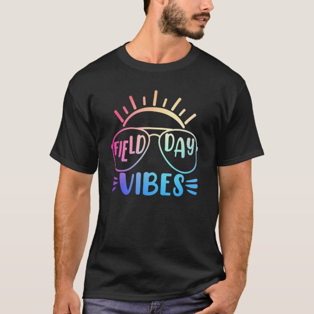 Camiseta Dia De Campo Vibes Para Meninos Professores Dia De (Frente)
