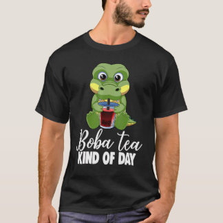 Camiseta Dia de Chá de Boba Gatos e Boba  Mulheres Chá de B