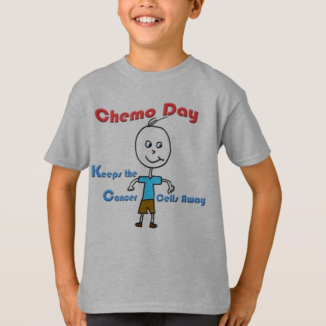Camiseta Dia de Chemo do menino (Frente)