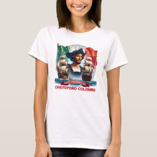 Camiseta Dia de Colombo Cristoforo Colombo