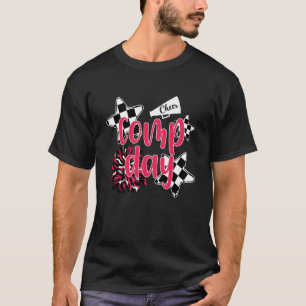 Camiseta Dia de Competição de Cheerleading Dia de Cheerl