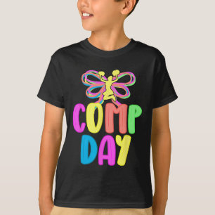 Camiseta Dia de Competição de Cheerleading Pré-Universitári