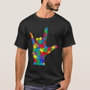Camiseta Dia de Conscientização da Criança Autista Língua d