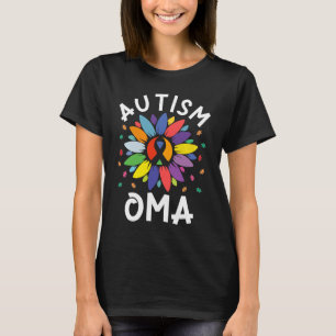 Camiseta Dia de Conscientização do Autismo do Girassol Famí