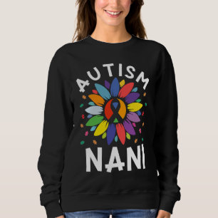 Camiseta Dia de Conscientização do Autismo do Girassol Famí