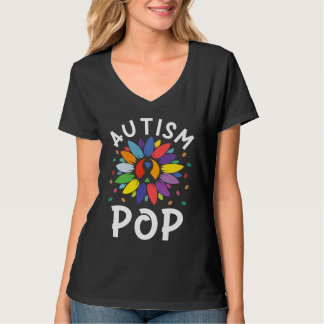 Camiseta Dia de Conscientização do Autismo do Girassol Famí