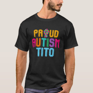 Camiseta Dia de Conscientização do Autismo Família Orgulhos
