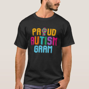 Camiseta Dia de Conscientização do Autismo Família Orgulhos