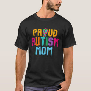 Camiseta Dia de Conscientização do Autismo Família Orgulhos