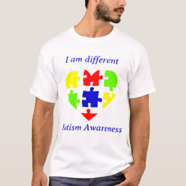 Camiseta Dia de conscientização do Autismo Quebra-cabeça de