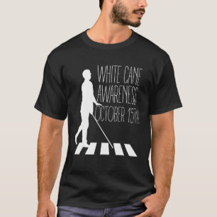 Camiseta Dia de Conscientização sobre Segurança com Bengala