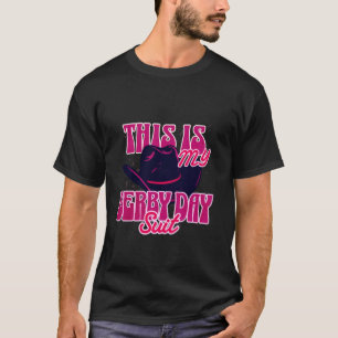 Camiseta Dia de Derby de Corrida de Cavalos Engraçado Este 