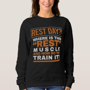 Camiseta Dia de Descanso Treino de Academia Fitness Muscula