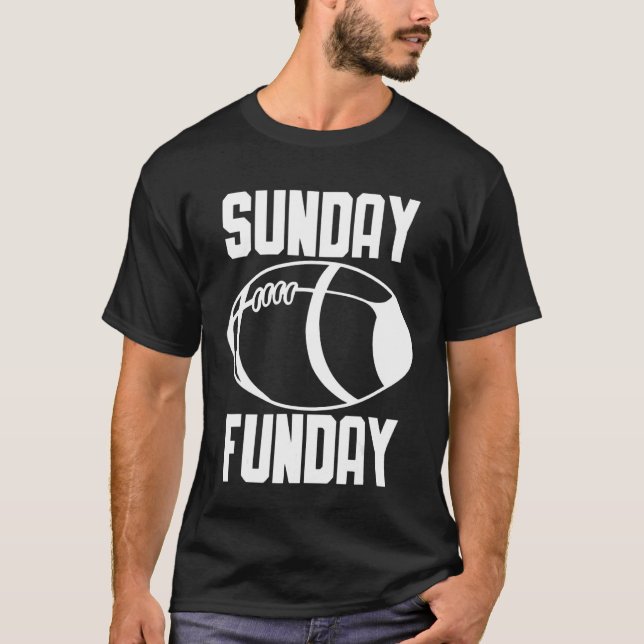 Camiseta Dia de domingo de futebol (Frente)