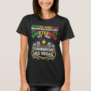 Camiseta Dia de Emancipação Afro-Americano Juneteenth 1865