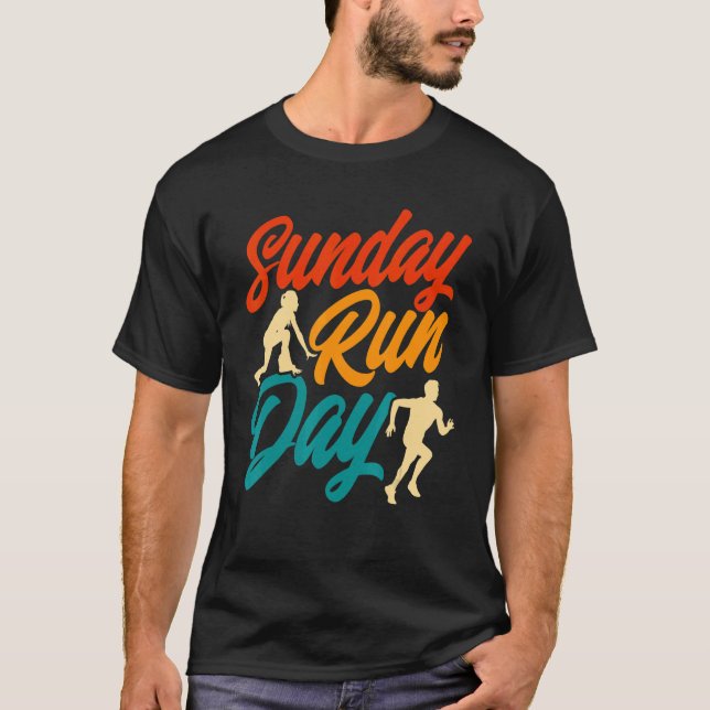 Camiseta Dia de Execução de Meia Maratona Runner (Frente)