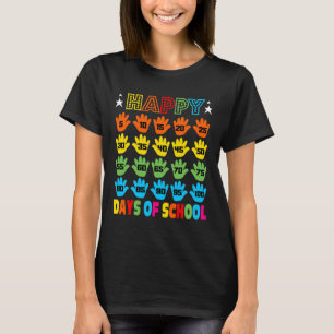 Camiseta Dia De Figurino Para Crianças Meninas 100 Dias