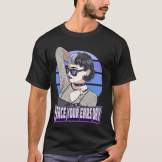 Camiseta Dia de Furar as Orelhas Furação de Orelha Garota G