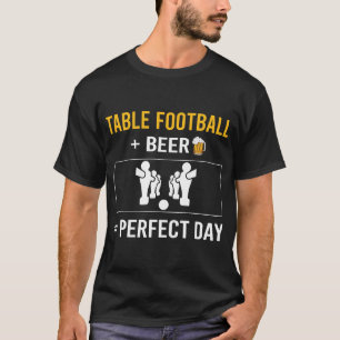 Camiseta Dia de Futebol de Mesa de Futebol de Botão