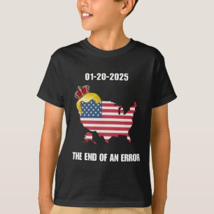Camiseta Dia De Inauguração 2025 Fim De Um Erro 20 T Janeir